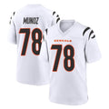 C.Bengals #78 Anthony Munoz Player White Home Game Hdoa Stitched Jerseys