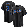 NY.Mets #3 Carson Benge Player Black Replica Home Game Hdoa Stitched Jerseys
