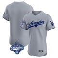 LA.Dodgers ## Dodgers Blank Player Gray Limited Elite Home World Series Meet Hdoa Stitched Jerseys