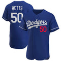 LA.Dodgers #50 Mookie Betts Player Royal Limited Elite Home Hdoa Stitched Jerseys