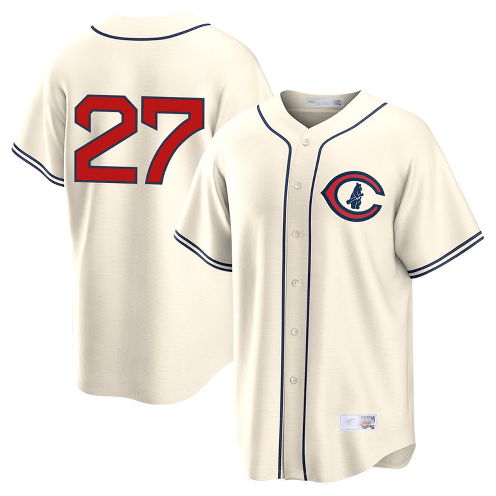 C.Cubs #27 Seiya Suzuki Player Cream Field of Dreams Home Game Hdoa Stitched Jerseys