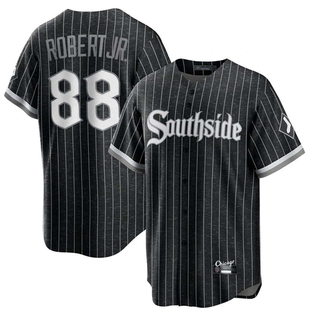C.White Sox #88 Luis Robert Jr Player Black City Connect Home Game Hdoa Stitched Jerseys