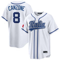 S.Mariners #8 Dominic Canzone Player White Pitch Fashion Game Hdoa Stitched Jerseys