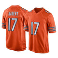 C.Bears #17 Tyson Bagent Player Orange Home Game Hdoa Stitched Jerseys
