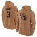 A.Cardinals #3 Budda Baker Player Brown Salute To Service Limited Hoodies Hdoa Stitched Jerseys