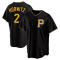 P.Pirates #2 Spencer Horwitz Player Black Alternate 2025 Home Game Hdoa Stitched Jerseys