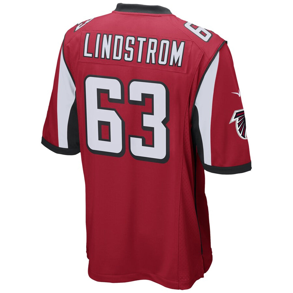 A.Falcons #63 Chris Lindstrom Player Red Replica Game Hdoa Stitched Jerseys