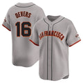 SF.Giants #16 Rafael Devers Player Gray Home Limited Hdoa Stitched Jerseys
