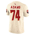 A.Cardinals #74 Isaiah Adams Player Cream Rivalries Collection Vapor Limited Home Game Hdoa Stitched Jerseys