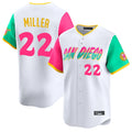S.Diego Padres #22 Mason Miller Player White City Connect Home Limited Hdoa Stitched Jerseys