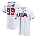 NY.Yankees #99 Aaron Judge Player White USA 2026 World Classic Home Limited Elite Hdoa Stitched Jerseys