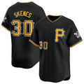 P.Pirates #30 Paul Skenes Player Black Alt Limited Home Hdoa Stitched Jerseys