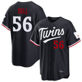 M.Twins #56 Josh Bell Player Navy Home Game Hdoa Stitched Jerseys