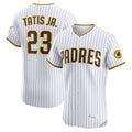 S.Diego Padres #23 Fernando Tatis Jr Player White Home Limited Elite Hdoa Stitched Jerseys
