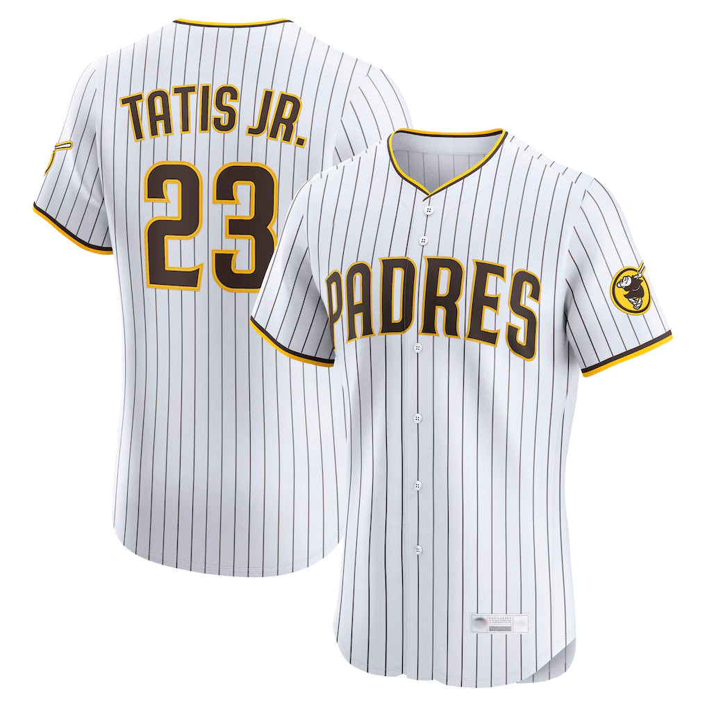 S.Diego Padres #23 Fernando Tatis Jr Player White Home Limited Elite Hdoa Stitched Jerseys