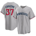 M.Twins #37 Victor Caratini Player Gray Game Limited Home Hdoa Stitched Jerseys