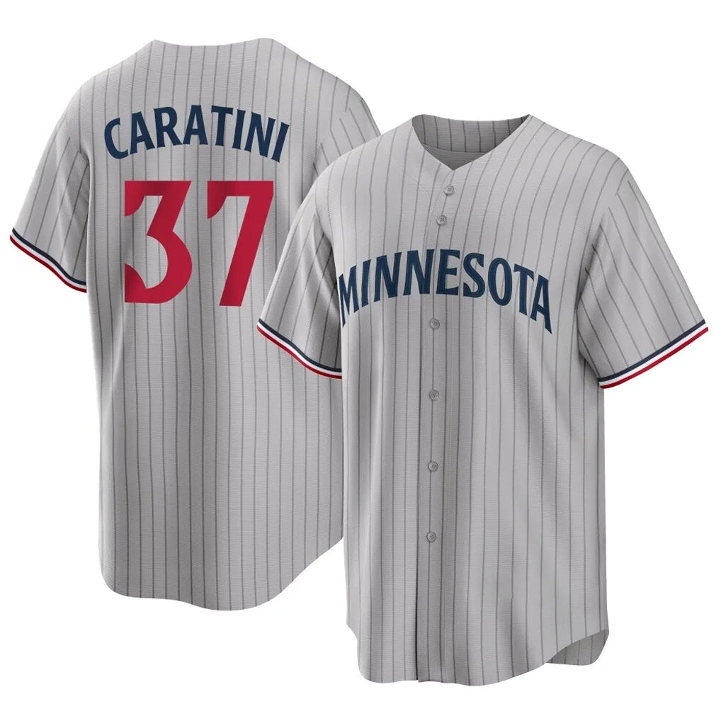 M.Twins #37 Victor Caratini Player Gray Game Limited Home Hdoa Stitched Jerseys