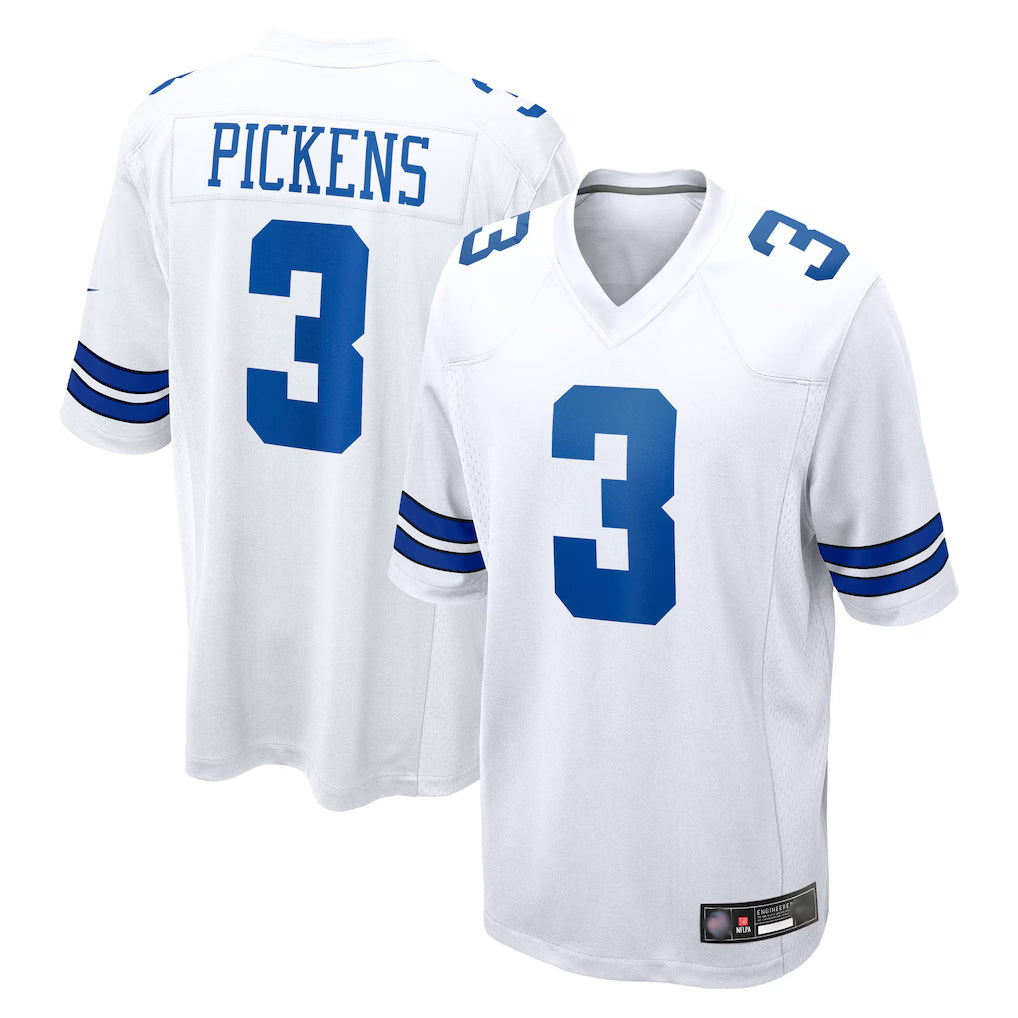 D.Cowboys #3 George Pickens Player White Home Game Hdoa Stitched Jerseys