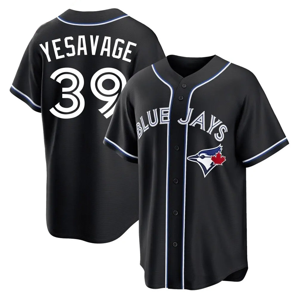T.Blue Jays #39 Trey Yesavage Player Black Home Game Hdoa Stitched Jerseys