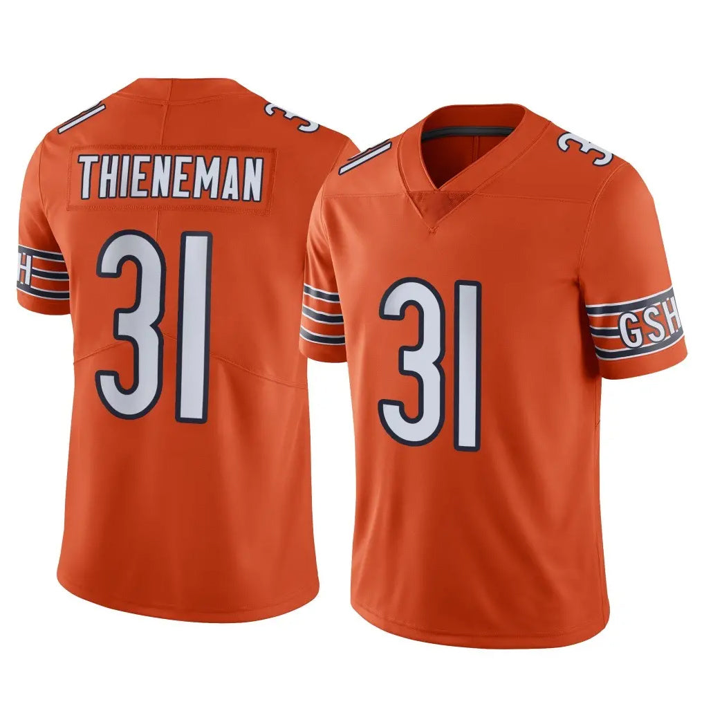 C.Bears #31 Dillon Thieneman Player Orange Alternate Vapor Limited Home Game Hdoa Stitched Jerseys