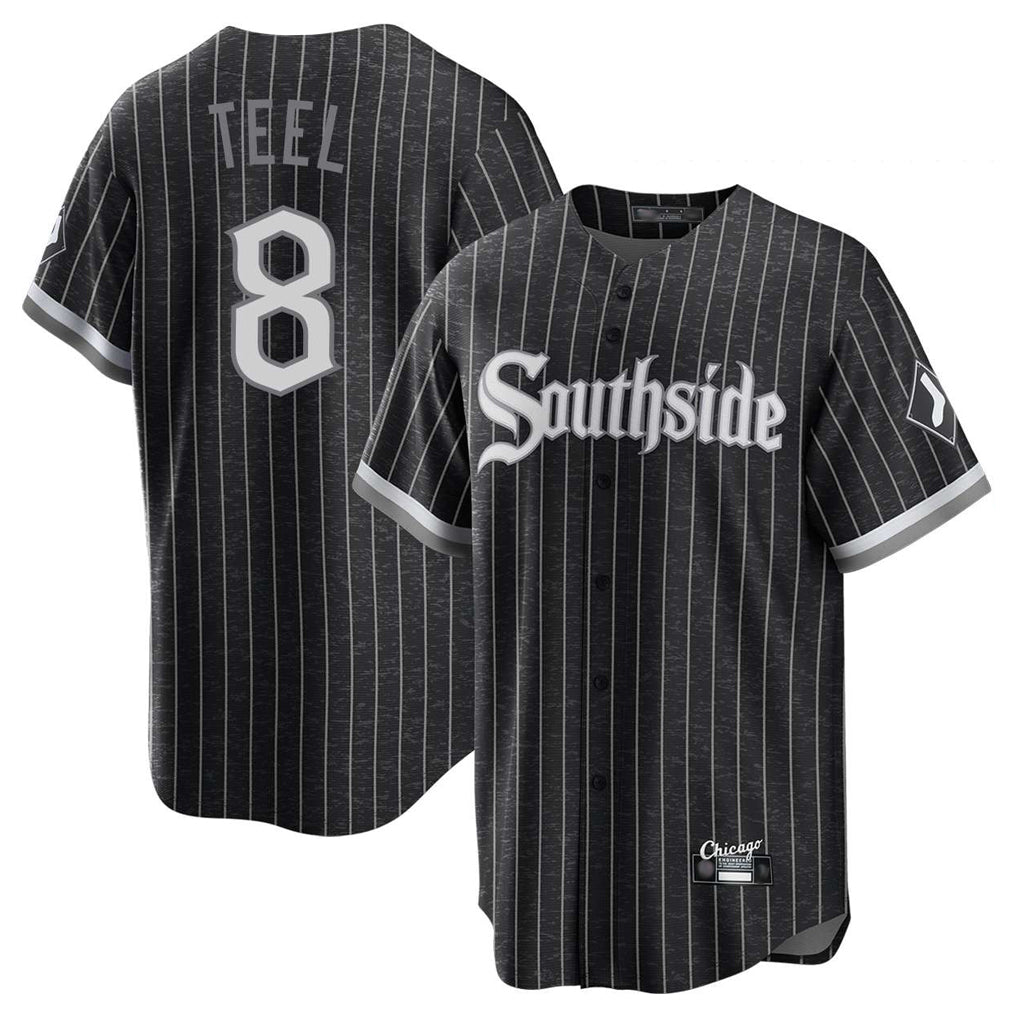 C.White Sox #8 Kyle Teel Player Black City Connect Home Game Hdoa Stitched Jerseys