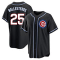 C.Cubs #25 Mois¨¦s Ballesteros Player Black Fashion Out Game Hdoa Stitched Jerseys