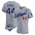 LA.Dodgers #44 Andy Pages Player Gray World Series Limited Elite Home Hdoa Stitched Jerseys