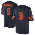 C.Bears #9 Jim McMahon Player Navy Blue Alternate Game Hdoa Stitched Jerseys