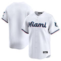 M.Marlins ## Marlins Blank Player White  Home Limited Hdoa Stitched Jerseys