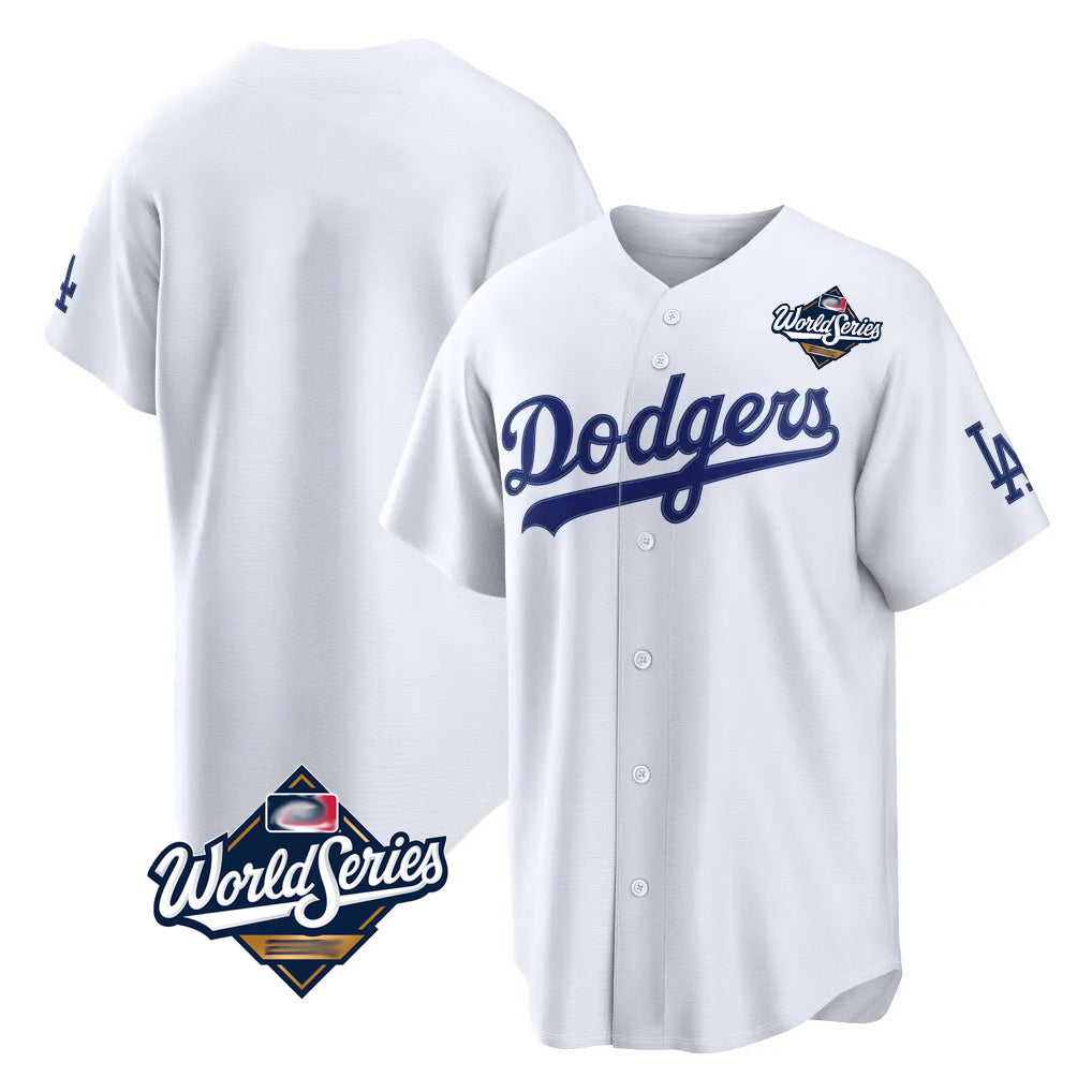 LA.Dodgers ## Dodgers Blank Player White Home Game World Series Hdoa Stitched Jerseys