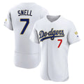 LA.Dodgers #7 Blake Snell Player Gold White 2026 Collection Stadium Limited Elite Hdoa Stitched Jerseys