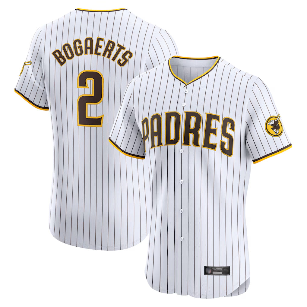 S.Diego Padres #2 Xander Bogaerts Player White Home Limited Elite Hdoa Stitched Jerseys