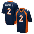 D.Broncos #2 Pat Surtain II Player Navy Game Hdoa Stitched Jerseys