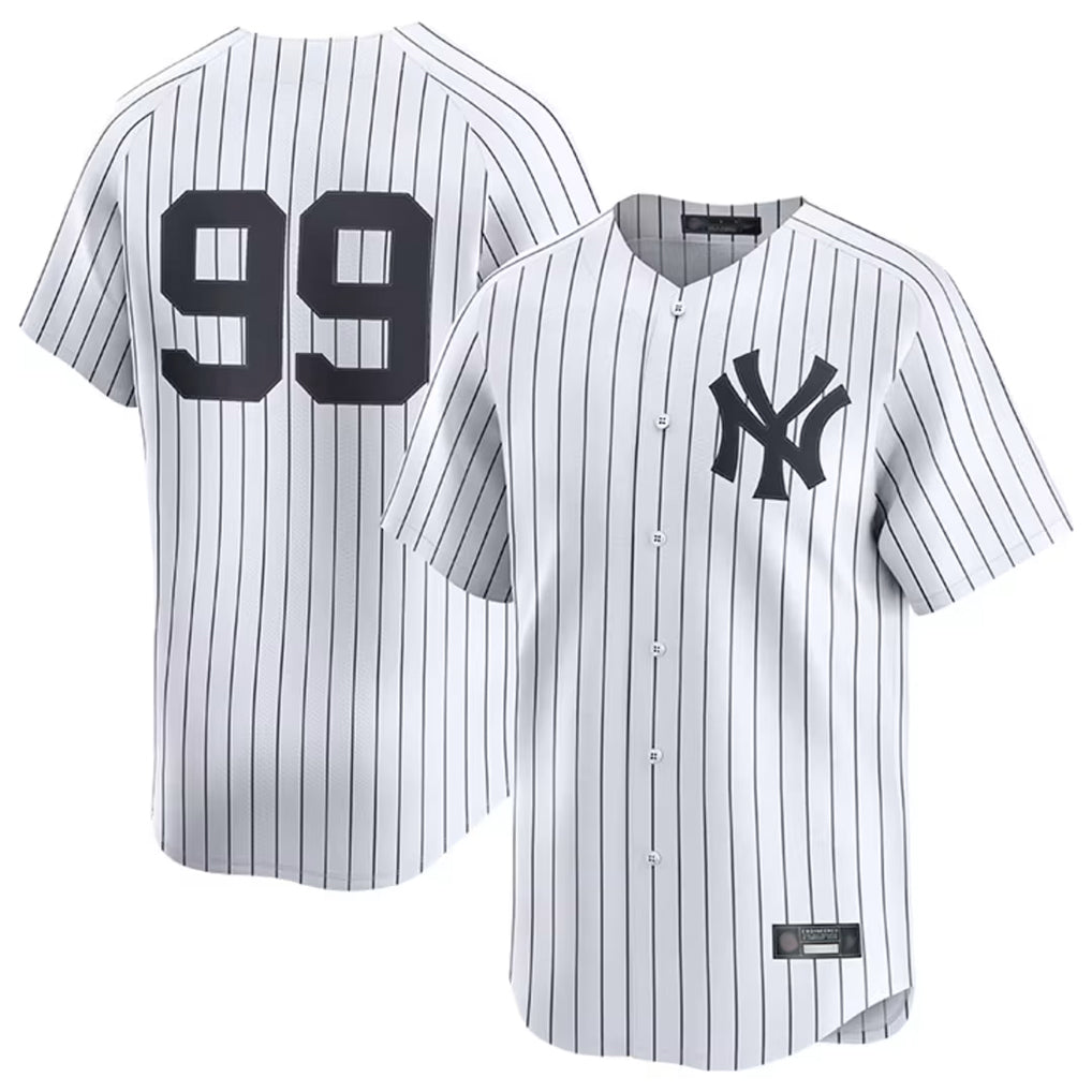NY.Yankees #99 Aaron Judge Player White Limited Home Hdoa Stitched Jerseys