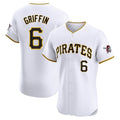 P.Pirates #6 Konnor Griffin Player White Home Limited Elite Hdoa Stitched Jerseys