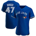 T.Blue Jays #47 Addison Barger Player Royal Elite Limited Hdoa Stitched Jerseys