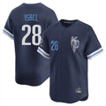 KC.Royals #28 Kyle Isbel Player Navy City Connect Limited Home Hdoa Stitched Jerseys