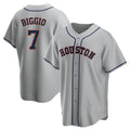 H.Astros #7 Craig Biggio Player Gray Home Game Hdoa Stitched Jerseys