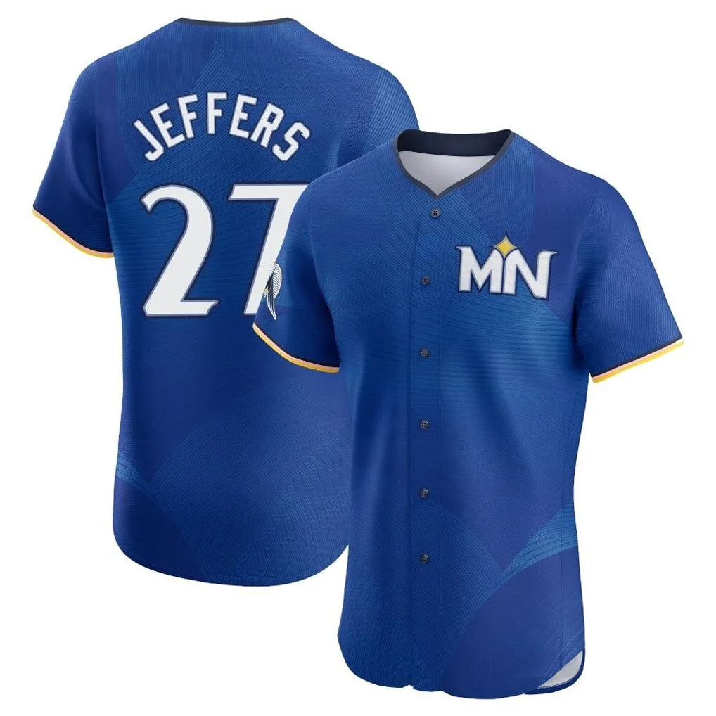 M.Twins #27 Ryan Jeffers Player Royal City Connect Limited Elite Home Hdoa Stitched Jerseys