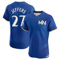 M.Twins #27 Ryan Jeffers Player Royal City Connect Limited Elite Home Hdoa Stitched Jerseys