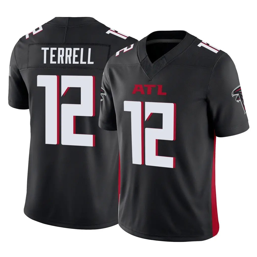 A.Falcons #12 Avieon Terrell Player Black Alternate Vapor F.U.S.E. Limited Hdoa Stitched Jerseys