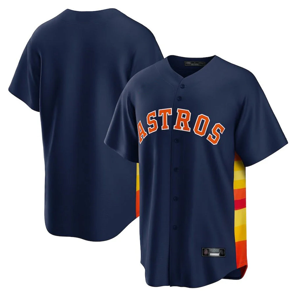 H.Astros ## Astros Blank Player Navy Home Game Hdoa Stitched Jerseys