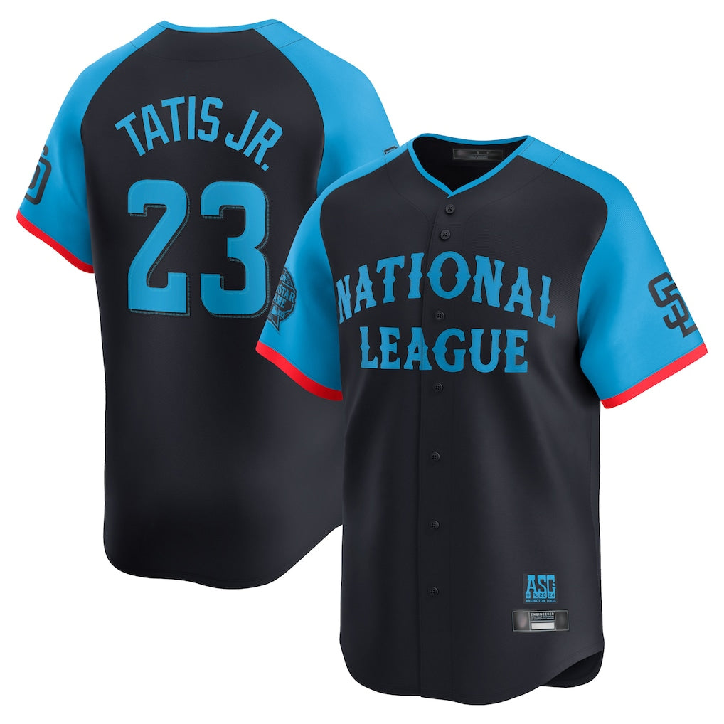 S.Diego Padres #23 Fernando Tatis Jr Player Navy National League All-Star Game Limited Hdoa Stitched Jerseys