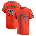 H.Astros #71 Josh Hader Player Orange Home Limited Elite Hdoa Stitched Jerseys