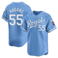 KC.Royals #55 Cole Ragans Player Light Blue Alt Limited Home Hdoa Stitched Jerseys