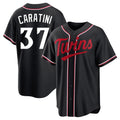 M.Twins #37 Victor Caratini Player Black Fashion Out Home Limited Hdoa Stitched Jerseys