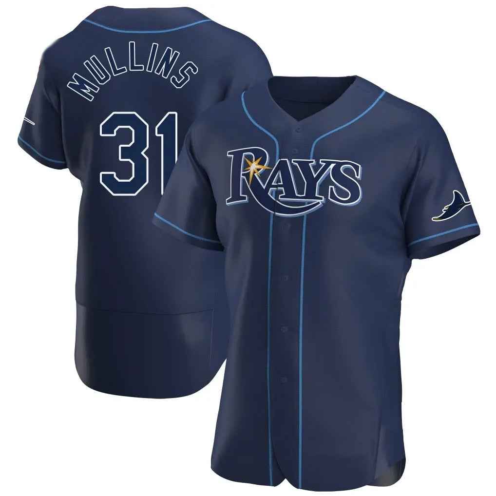 T.Bay Rays #31 Cedric Mullins Player Navy Home Limited Elite Hdoa Stitched Jerseys