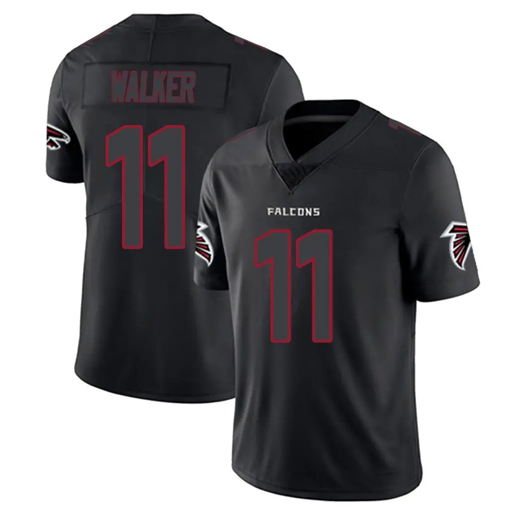 A.Falcons #11 Jalon Walker Player Black Impact Limited Game Hdoa Stitched Jerseys