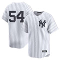 NY.Yankees #54 Max Fried Player White Limited Home Hdoa Stitched Jerseys