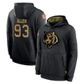 C.Bengals #93 Jonathan Allen Player Black Salute to Service Pullover Hoodies Limited Hdoa Stitched Jerseys